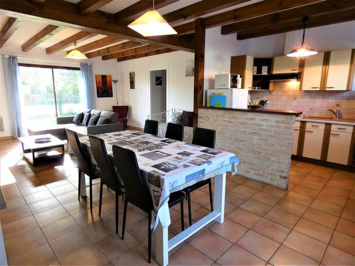 Gîte pour 6 personnes, avec jardin et terrasse dans Réserve naturelle du Courant d'Huchet - 2