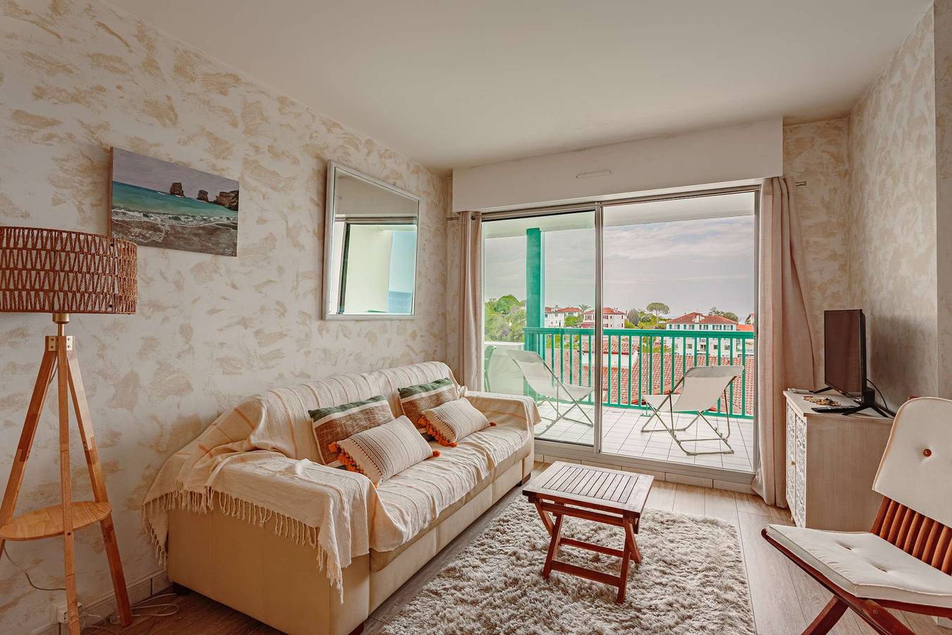 Apartamento entero, Apartamento de vacaciones para 2 personas con terraza in Ciboure, Region de Bayona