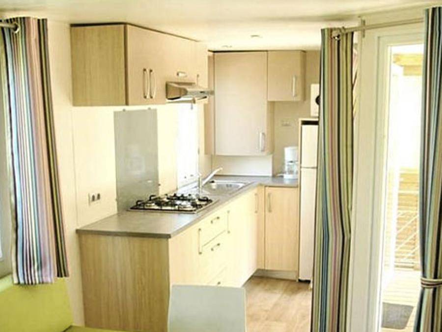 Flower Camping Les Granges - Mobilheim 5 personen - Loggia Komfort in Luynes, Tours und Umgebung