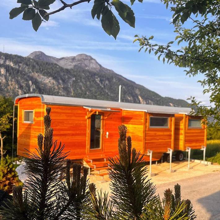 Ferienwohnung für 4 Personen, mit Garten und Ausblick in Unterach am Attersee