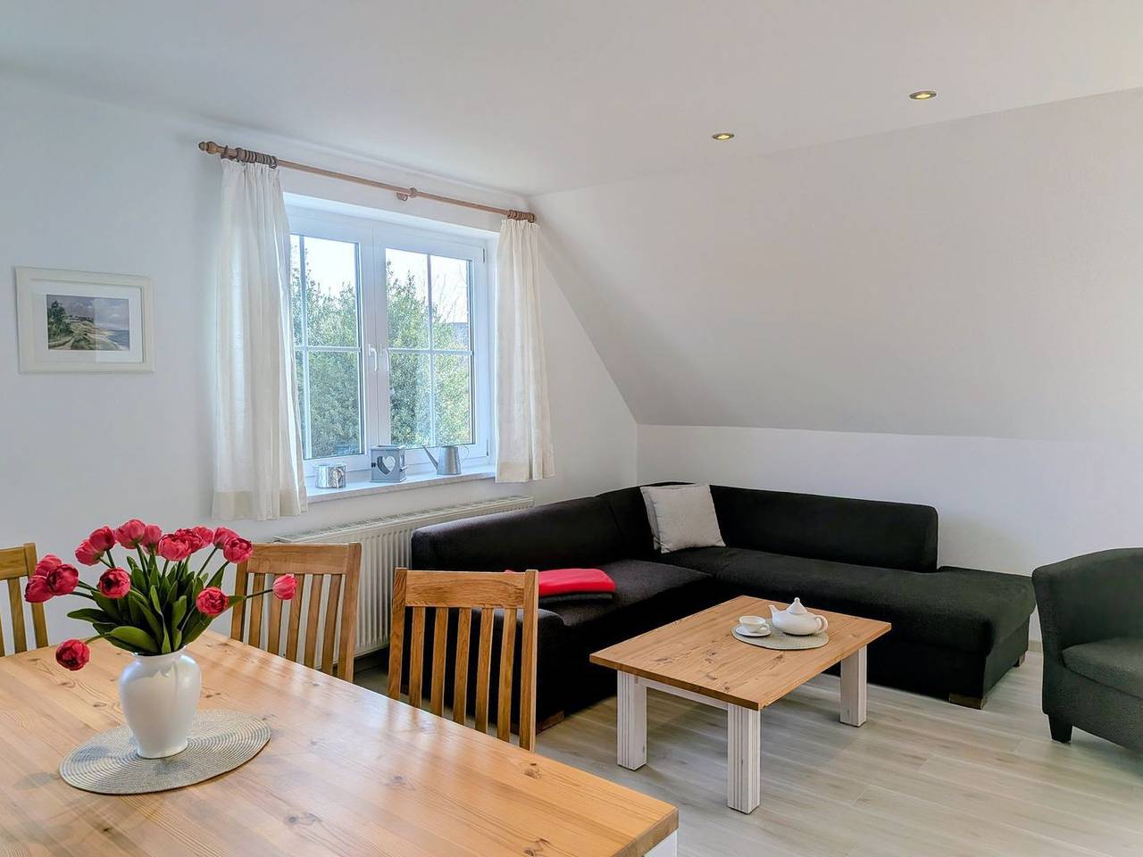 Ganze Wohnung, Ferienwohnung für 3 Personen mit Balkon in Born a. Darß, Born am Darß