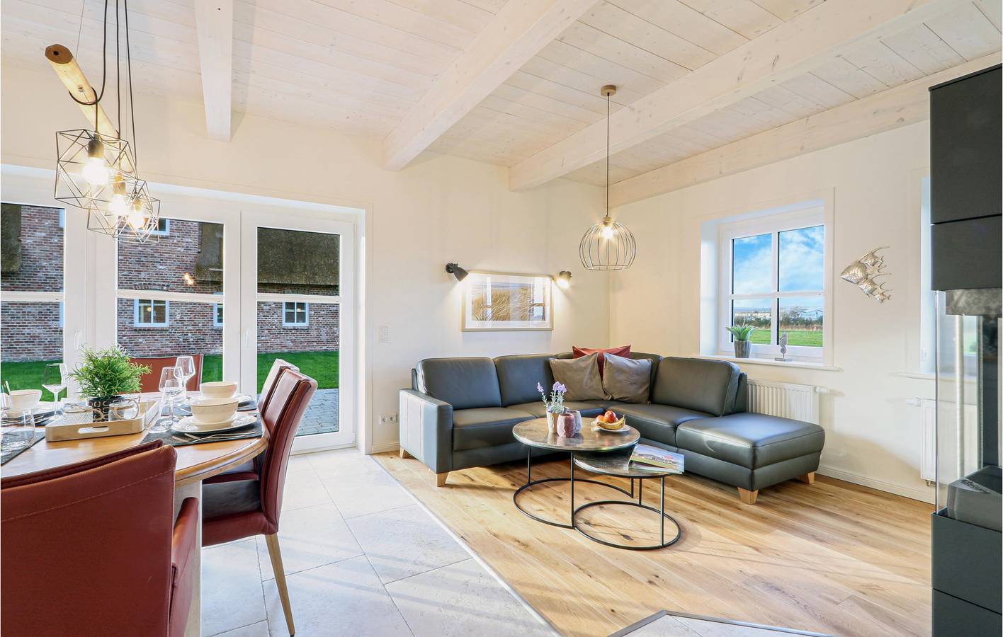 Gartenblick: Gemütliches 90m² Apt, Terrasse, WiFi, Parkplatz! in Dagebüll, Nordfriesland