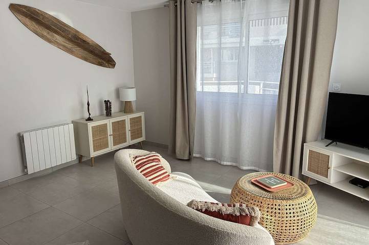 Gîte pour 2 personnes, avec balcon dans Gare De Saint Gilles Croix De Vie