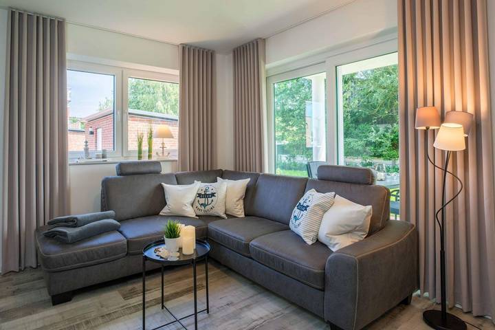 Ferienwohnung für 4 Personen, mit Terrasse und Garten