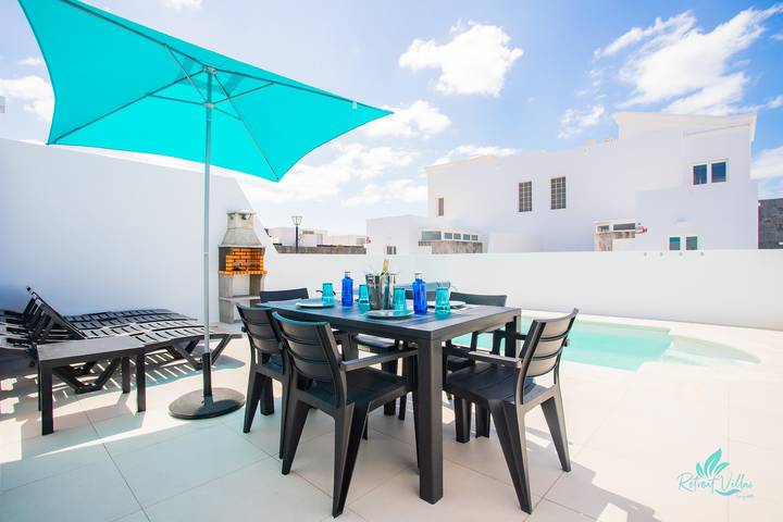 Chalet para 4 personas, con terraza y piscina en Lanzarote - 2