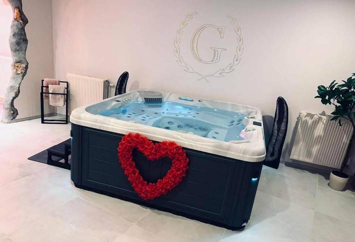 Hôtel pour 4 personnes, avec jacuzzi ainsi que sauna et terrasse à Boussu