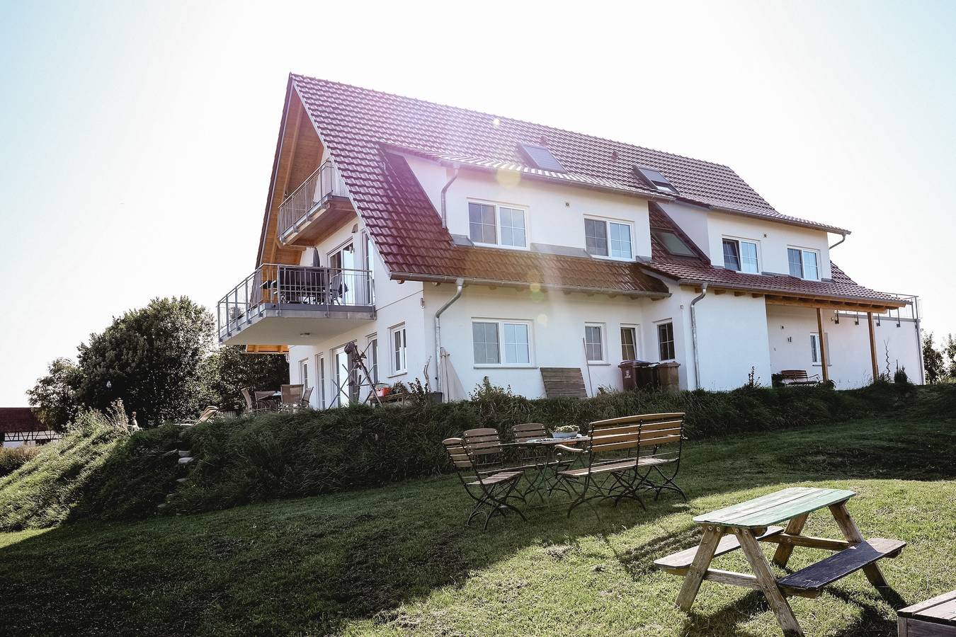 Kamer 'Waldzimmer' met privébalkon, gedeelde tuin en wifi - zonder keuken, foto 11
