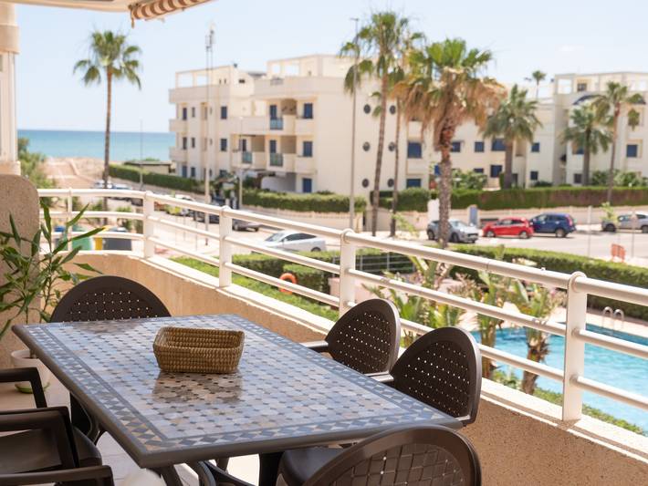 Appartement de vacances pour 6 personnes, avec bassin pour enfant et terrasse ainsi que piscine et jardin - 1