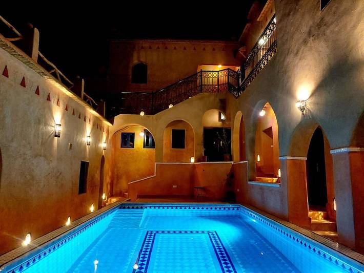 Gîte pour 2 personnes, avec jardin ainsi que piscine et vue, animaux acceptés dans Kelaat M Gouna - 4