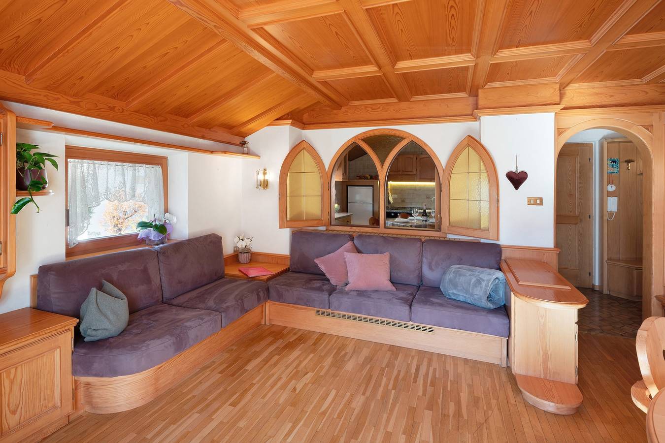 Ganze Wohnung, Apartment 'Ciasa Giorgina' mit Bergblick, privater Terrasse und Wlan in Pozza di Fassa, San Giovanni di Fassa