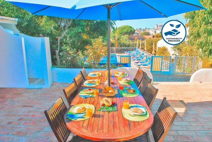 Villa para 10 pessoas, com jardim e terraço em Albufeira