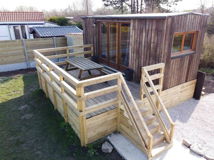 Camping pour 2 personnes, avec jardin et terrasse dans le Nord-Pas-de-Calais - 2