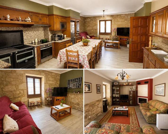 Casa rural para 9 personas, con Terraza además de Jardín y Piscina en Rianjo