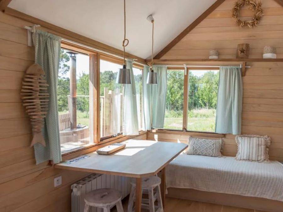 Domaine Dihan Evasion - Chalet 4 personnes - Cabane Spa au bord de l'eau in Ploemel, Côte des Mégalithes