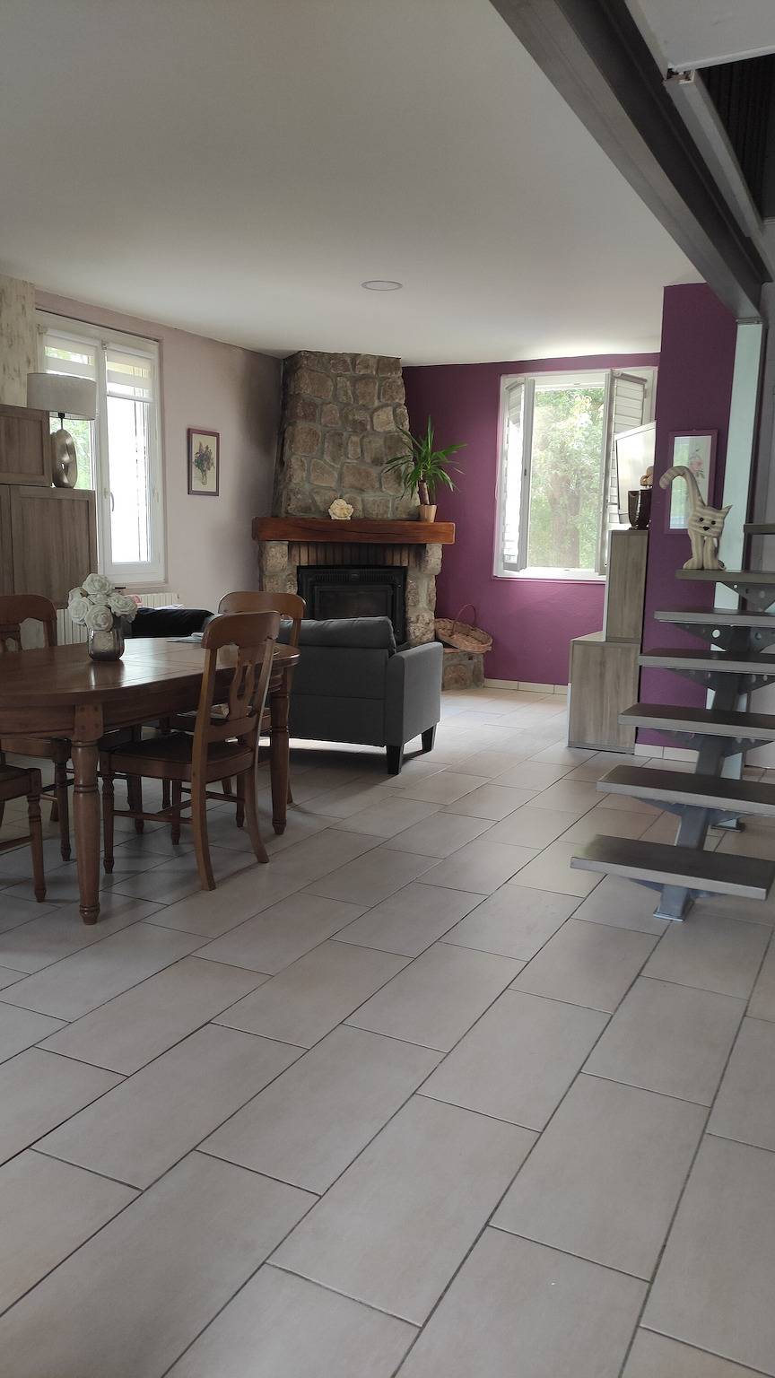 House for 4 People with Unobstructed Valley View in Vocance, Tournon-sur-Rhône region