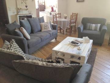 Cottage pour 4 personnes, avec vue et jardin à Doingt