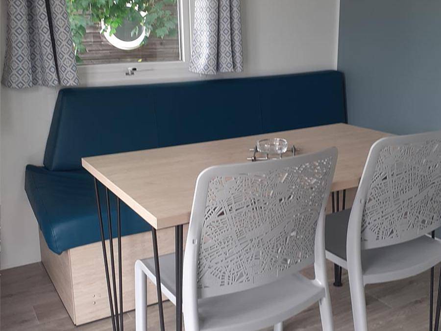 Camping Au Lac d'Hautibus - Mobilheim 2 personen - 1 Zimmer Confort in Argentonnay, Deux-Sèvres