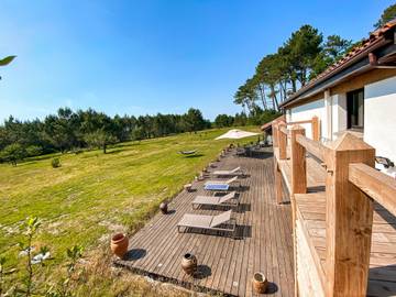 Gîte pour 6 personnes, avec jardin à Mézos