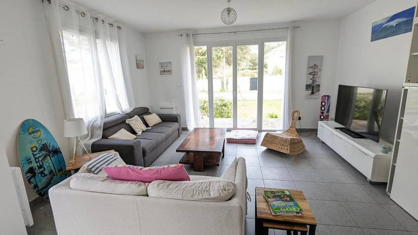 Location de vacances pour 8 personnes, avec jardin et terrasse dans Labenne Océan