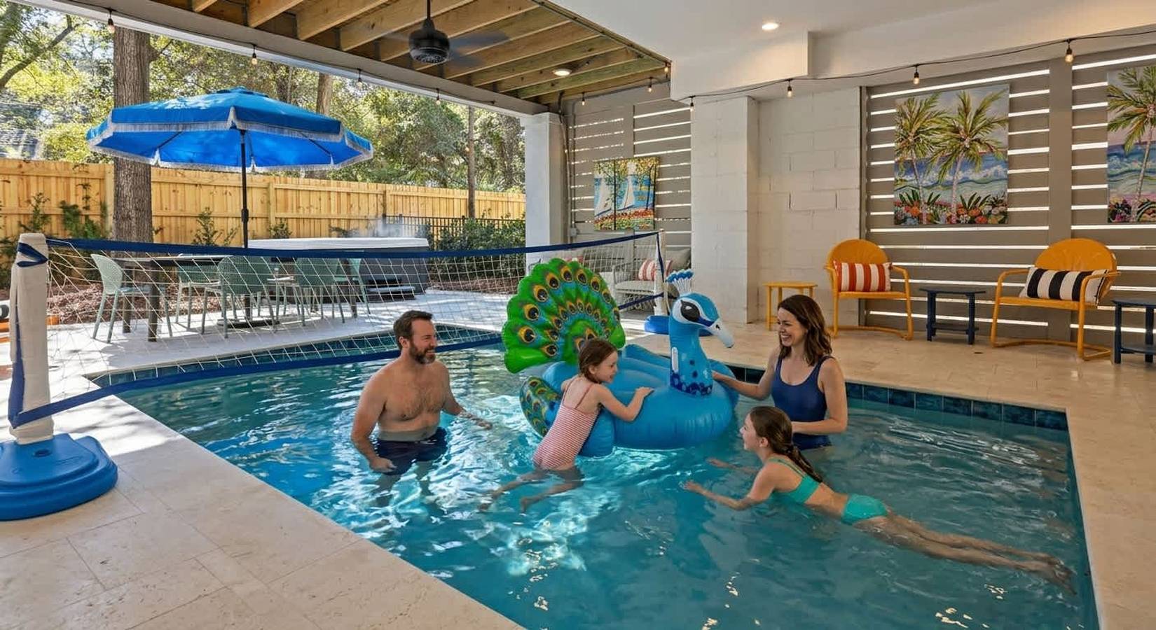 Hilton Head 6Br  Sleeps 18  Pool  Hot Tub  Firepit in Beaufort County