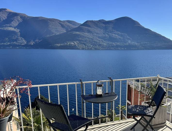 Ferienwohnung für 4 Personen, mit Balkon in Brissago