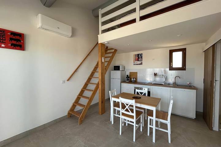 Maison de vacances pour 4 personnes, avec Jardin