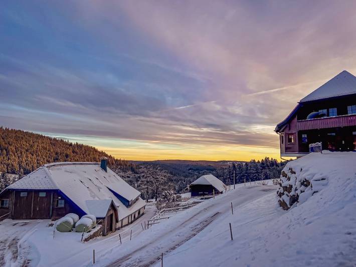 Ganze Ferienwohnung, Ferienwohnung Weideblick - Ferienwohnung Weideblick, 80 qm, 2 Schlafzimmer, 2 Balkone, Terrasse, max. 4 Personen in Blasiwald (Schluchsee), Schluchsee
