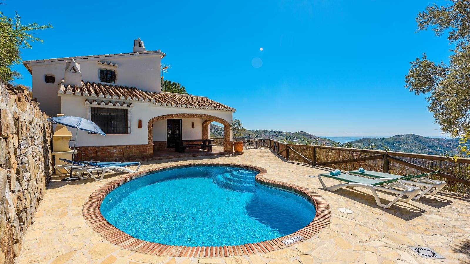 Chalet para 4 Personas en Cómpeta, Costa del Sol