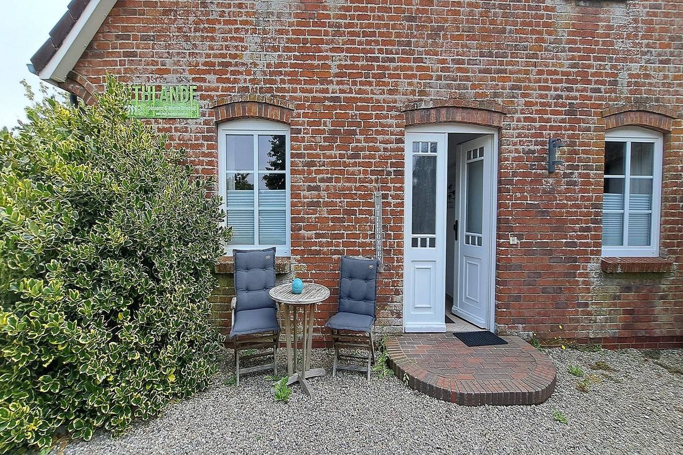 Ganze Wohnung, Ferienwohnung Strandläufer - Erdgeschoss, Terrasse und Garten, Hafennähe in Dagebüll, Nordseeküste