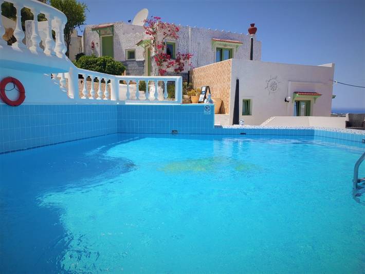 Appartement voor 3 personen, with uitzicht and uitzicht op zee as well as tuin in Chersonissos