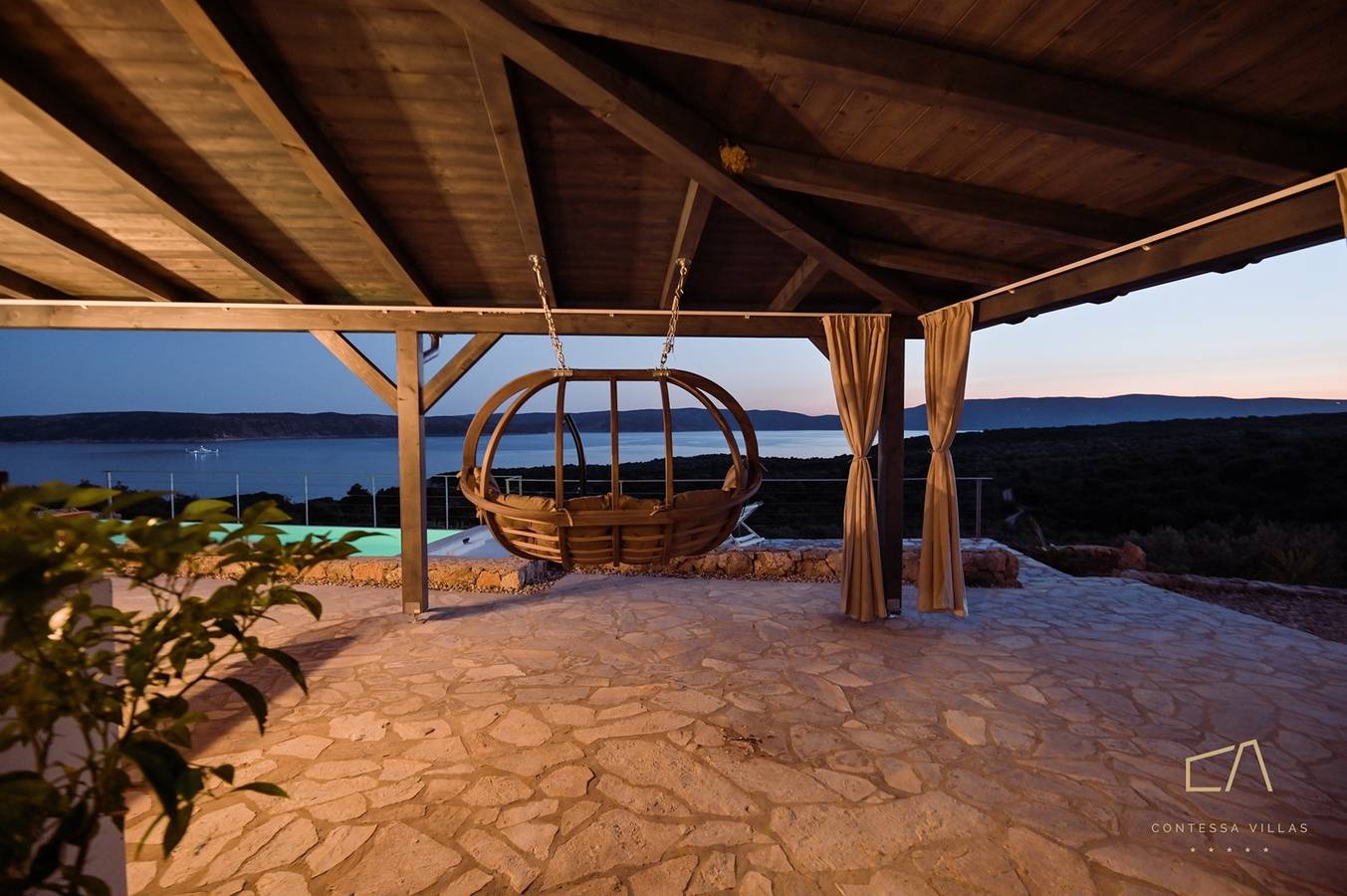 Steinvilla Heritage House Jure mit Pool und Meerblick auf Krk in Krk Stadt, Krk