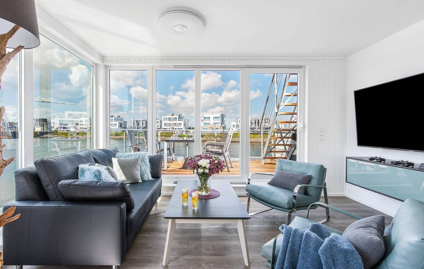 Appartement mit Meerblick, Terrasse und Parkplatz - Strand 1000m in Olpenitz, Kappeln