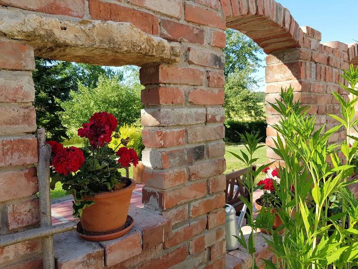 Ferienwohnung für 5 Personen, mit Balkon und Terrasse sowie Garten und Ausblick in der Fränkische Schweiz