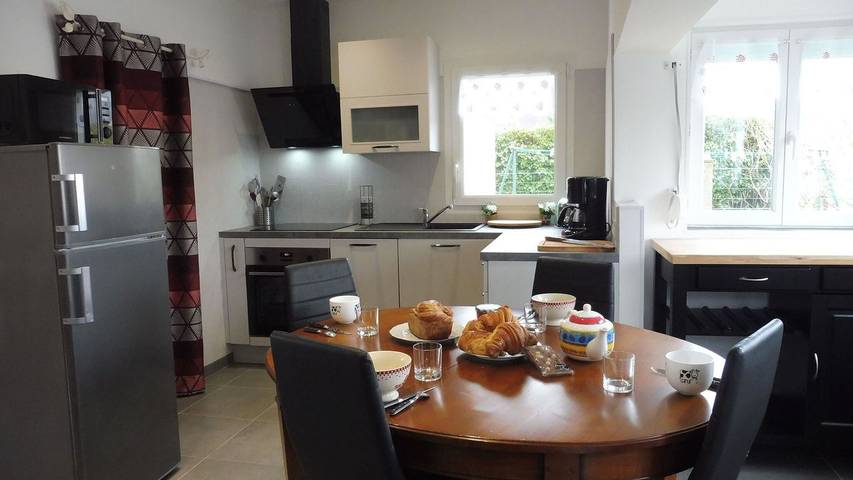 Maison de vacances pour 4 personnes, avec terrasse et jardin à Gouville-sur-Mer