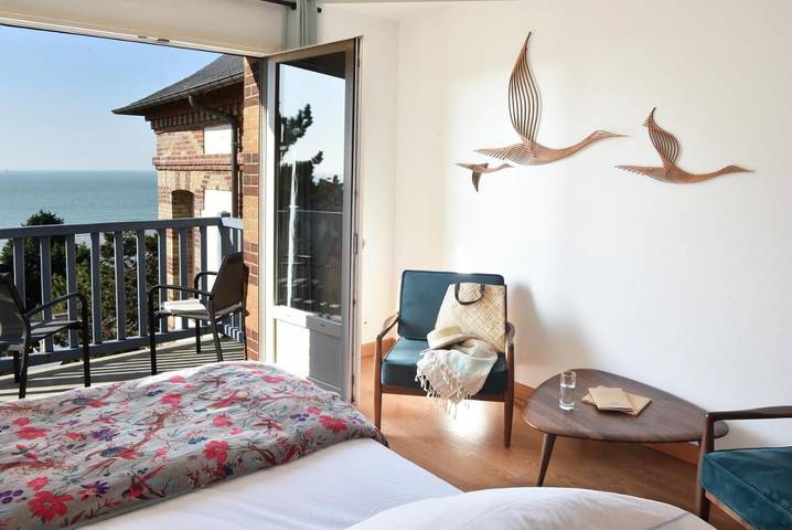 Hôtel pour 2 personnes, avec terrasse et jardin à Villerville - 2