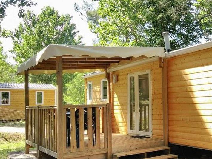 Mobil home pour 4 personnes, avec bassin pour enfant, animaux acceptés à Reynès - 4