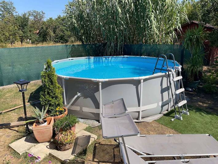 Maison de vacances près de l'éco-centre, avec wifi, climatisation et piscine in Poroszló, Heves megye