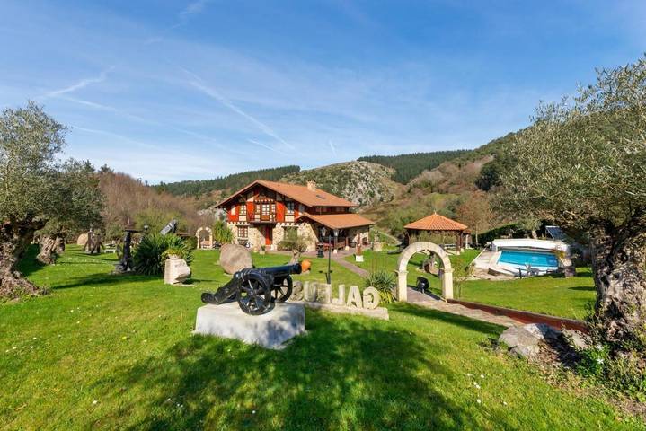 Chalet para 8 personas, con Balcón y Piscina en Gorbeia - 4