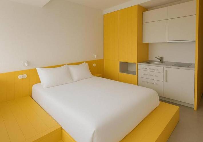 Apartahotel para 2 personas, con vistas en Lisboa