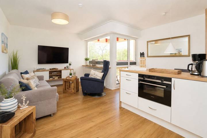 Ferienwohnung für 2 Personen, mit Balkon und Sauna in Cuxhaven Strand