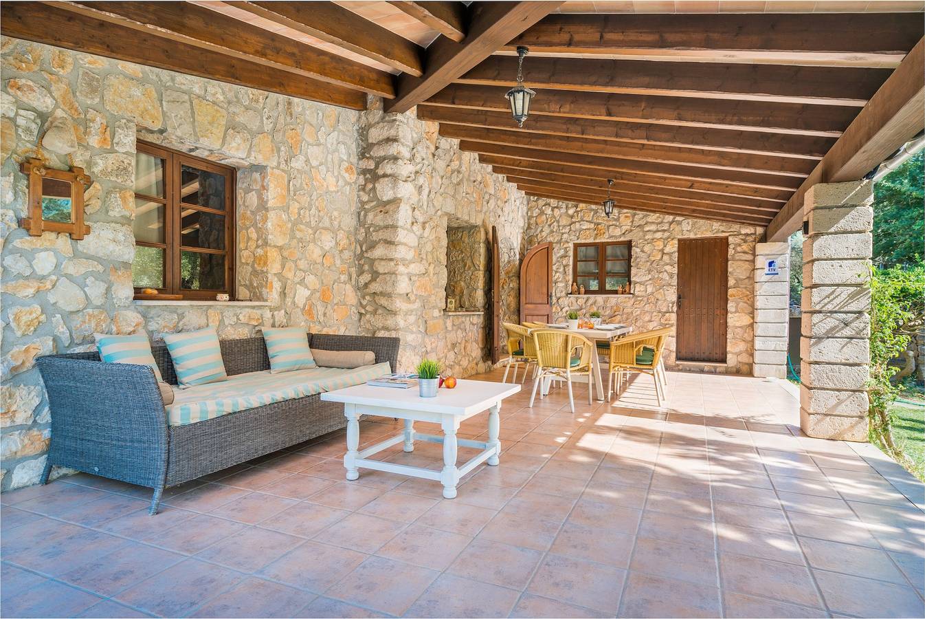 Finca in idyllischer Lage mit Terrasse, Pool und Wlan in Vall de Colonya, Pollença