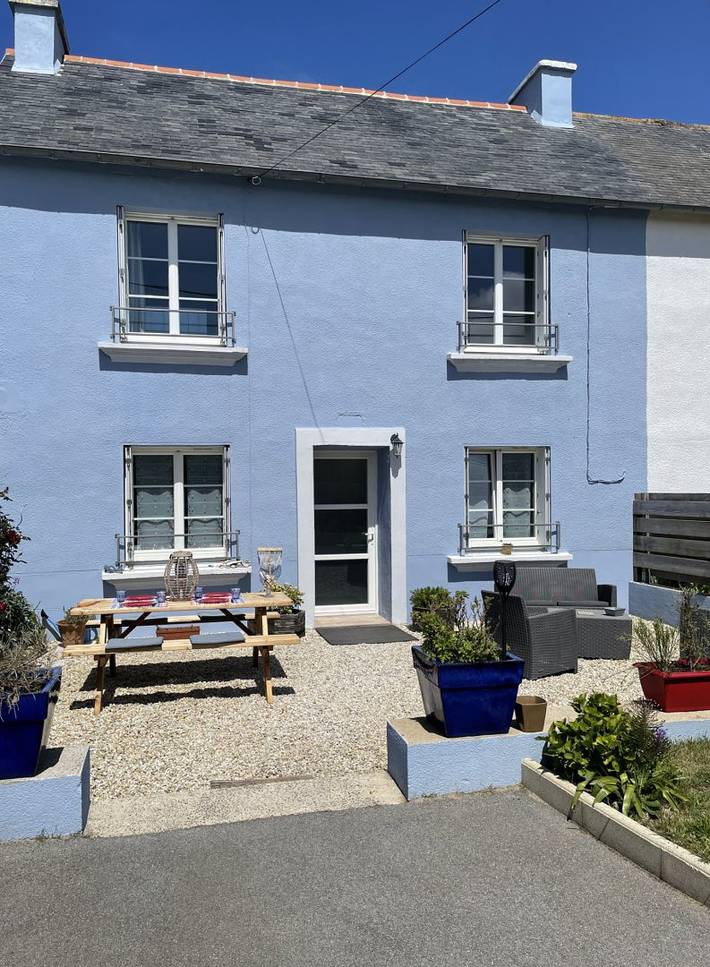Gîte pour 4 personnes, avec terrasse et jardin à Lampaul-Plouarzel