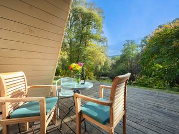 Ferienhaus für 2 Personen, mit Terrasse und Sauna in Schottland