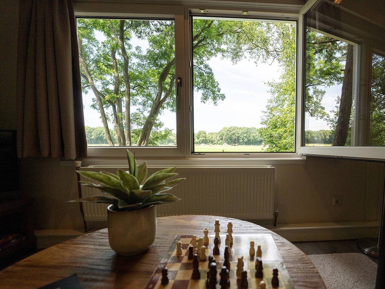 Gemütliches Ferienhaus für 4 Personen mit Terrasse und Blick auf die Wiese und die Natur in Soest (Niederlande), Utrecht und Umgebung