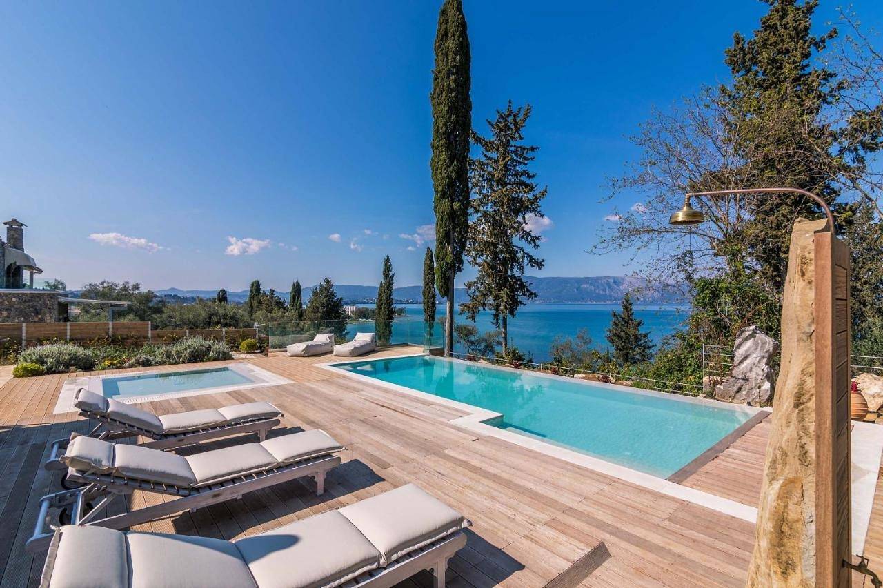 Melithea Seaview Villa with Private Pool in Alepou, Corfu (city)