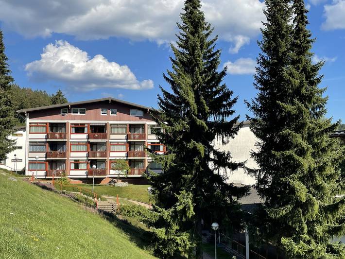 Ferienwohnung für 4 Personen, mit Balkon und Terrasse sowie Garten und Sauna in Schluchsee