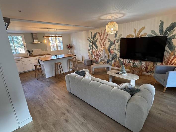 Location de vacances pour 10 personnes, avec jardin dans Plage de Pont-Mahé - 2