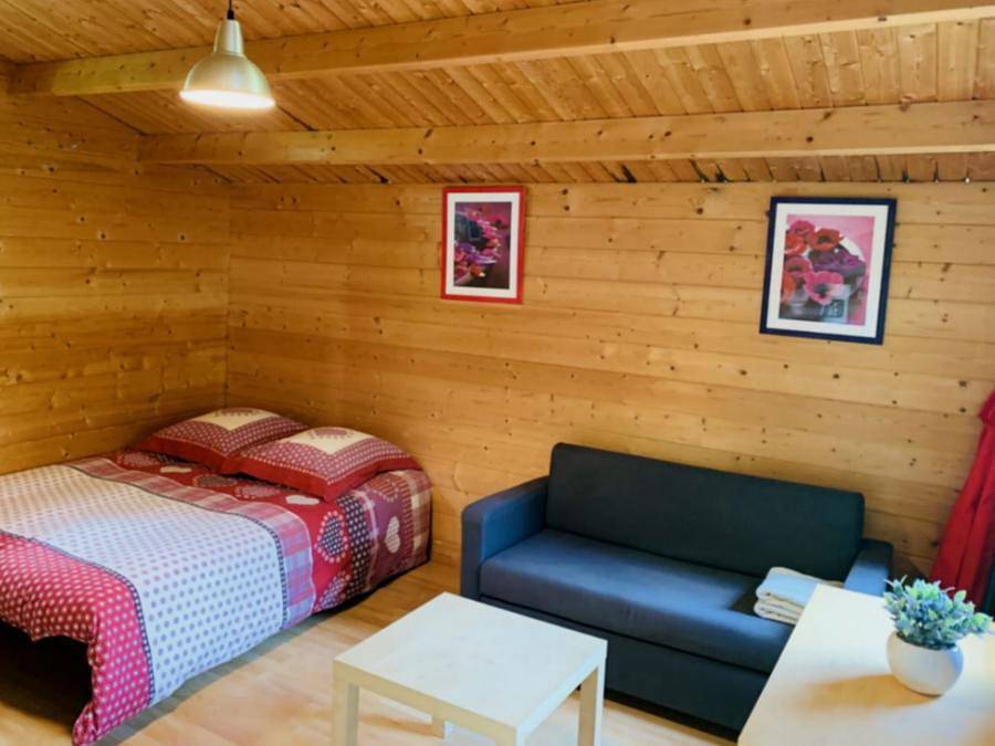 Camping les Bouleaux - Chalet 2 personen in Allemond, Nationalpark Écrins