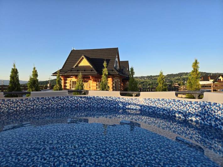 Dom dla 8 osób, z ogród i sauna oraz basen dla dzieci i widok, zwierzęta dozwolone w Białka Tatrzańska