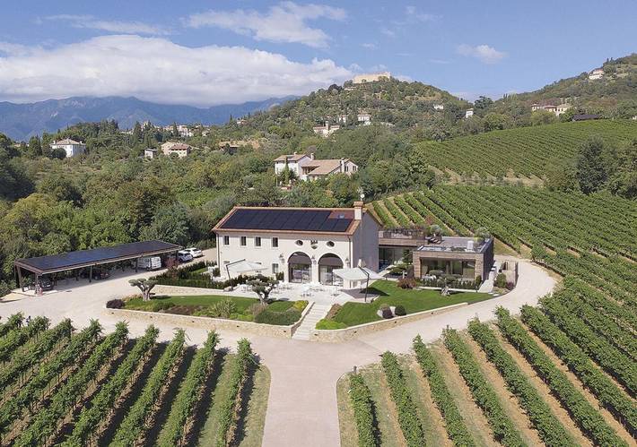 Appartamento per 4 persone, con Terrazza e Giardino nonché Panorama a Asolo